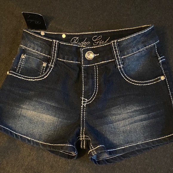 NEW. Rodeo Girl Denim Shorts - Picture 3 of 7